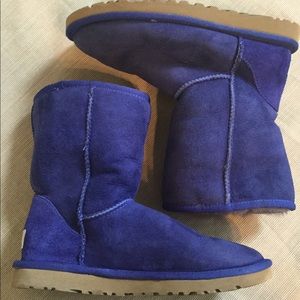 Royal blue purple Eva ugg boots EUC